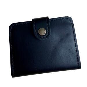 NEW PORTLAND LEATHER GOODS Mini Bifold Wallet Black